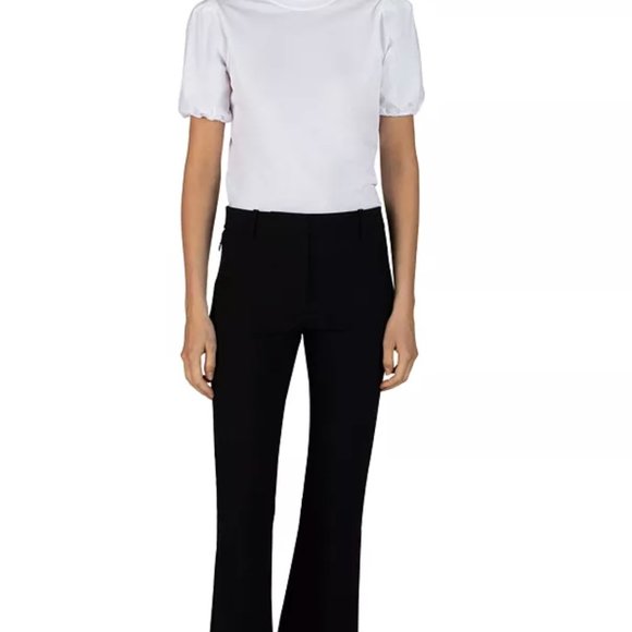 NWT Derek Lam 10 Crosby Eva Puff Sleeve Tee - Picture 4 of 7